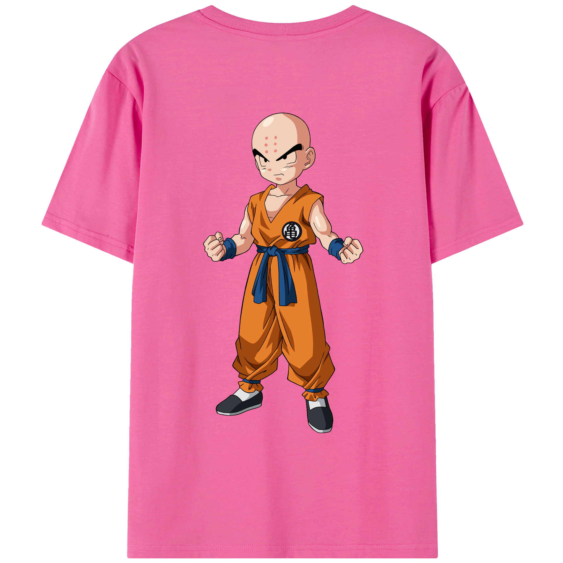 （画像用） ドラゴンボール クリリン DRAGON BALL krillin レディース半袖Tシャツ(バックプリント)